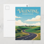 Carte Postale La Saint-Valentin USA (Devant / Derrière)