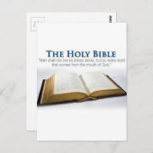 Carte Postale La Sainte Bible (Devant / Derrière)