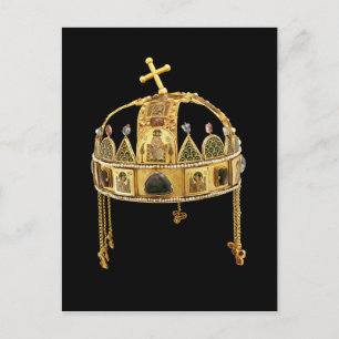 Carte Postale La Sainte Couronne de Hongrie, 11e-12e siècle