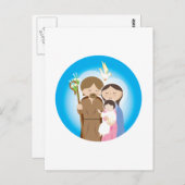 Carte Postale La Sainte Famille (Devant / Derrière)