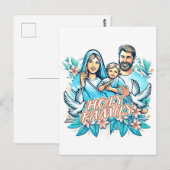 Carte Postale La Sainte Famille (Devant / Derrière)