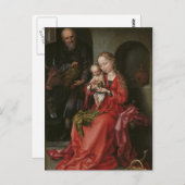 Carte postale "La Sainte Famille" (Devant / Derrière)