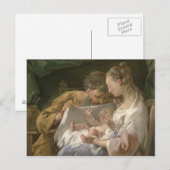 Carte Postale La Sainte Famille, 18ème siècle (Devant / Derrière)