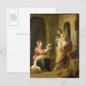 Carte Postale La Sainte Famille, c.1660-70 (Devant / Derrière)