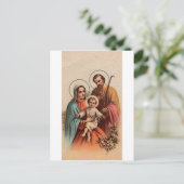 Carte Postale La Sainte Famille - Jésus, Marie et Joseph (Debout devant)