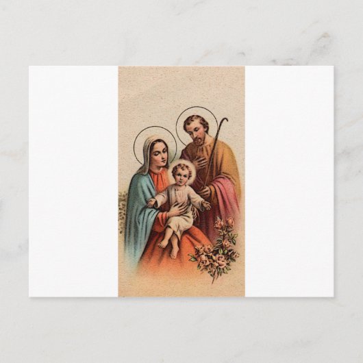 Carte Postale La Sainte Famille - Jésus, Marie et Joseph (Devant)
