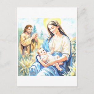 Carte Postale La Sainte Famille - Nativité
