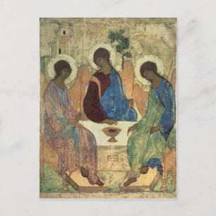 Carte Postale La Sainte Trinité, années 1420