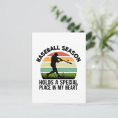 Carte Postale la saison de baseball occupe une place spéciale da (Debout devant)
