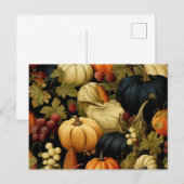 Carte Postale La saison de l'automne (Devant / Derrière)