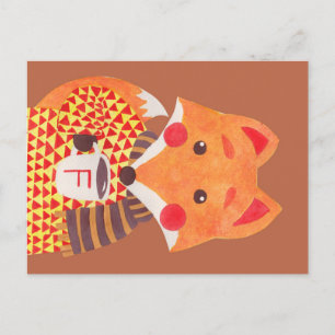Carte Postale La saison hivernale arrive (Fox Edition)