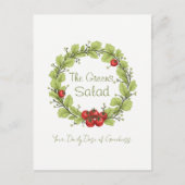 Carte Postale La salade des Verts (Devant)