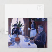 Carte Postale La salle à manger de Paul Signac (1887) (Devant / Derrière)