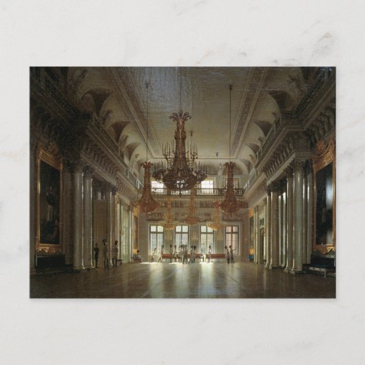 Carte Postale La salle du maréchal en hiver (Devant)