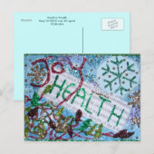 Carte Postale La santé, c'est le patrimoine (Devant / Derrière)