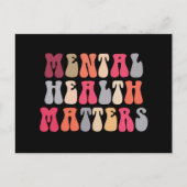 Carte Postale La santé mentale, les enjeux Les femmes Thérapeute (Devant)