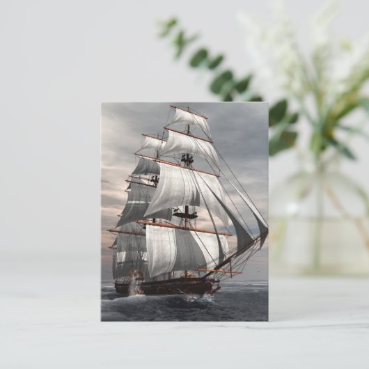 Carte Postale La savane de solides solubles (Debout devant)