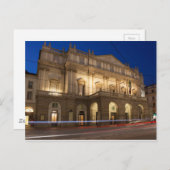 Carte Postale La Scala, Milan (Devant / Derrière)