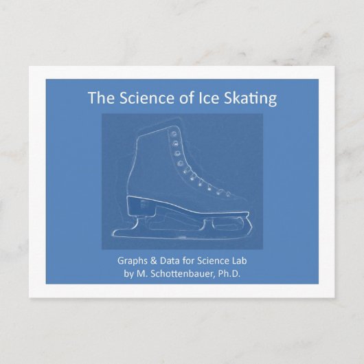 Carte Postale La science du patinage sur glace (Devant)