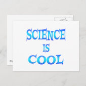 Carte Postale La science est Cool (Devant / Derrière)