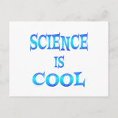 Carte Postale La science est Cool (Devant)