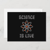 Carte Postale La science est la vie (Devant / Derrière)