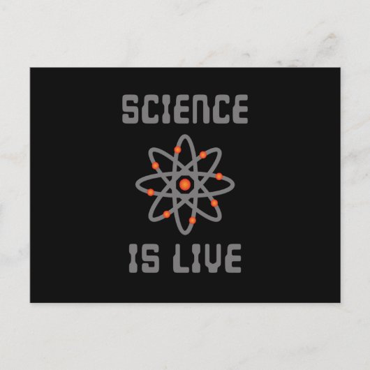 Carte Postale La science est la vie (Devant)