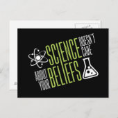 Carte Postale La science ne s'intéresse pas (Devant / Derrière)