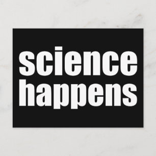 Carte Postale La science se produit