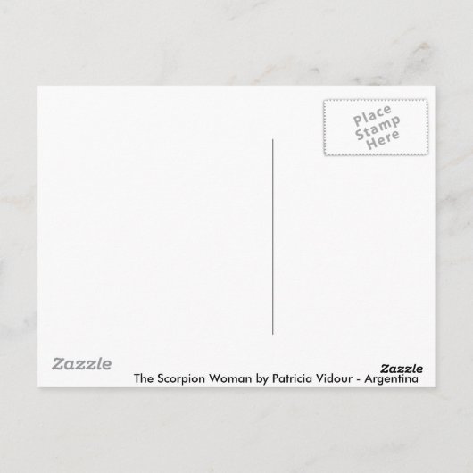 Carte Postale La Scorpion (Dos)