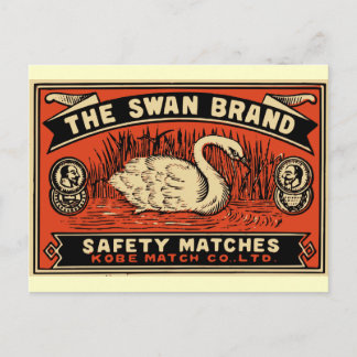 Carte Postale La Sécurité De La Marque Swan Correspond