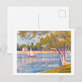 Carte Postale La Seine à La Grande Jatte, Seurat (Devant / Derrière)