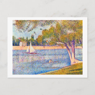 Carte Postale La Seine à La Grande Jatte, Seurat