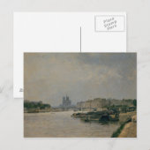 Carte Postale La Seine depuis le Quai de la Rapée (Devant / Derrière)