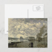 Carte Postale La Seine et Notre Dame (Devant / Derrière)