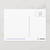 Carte Postale La Seine, Paris (Dos)