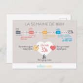 Carte Postale La semaine de 168H (Devant / Derrière)