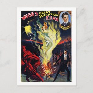 Carte Postale La sensation de Wood "Edna"