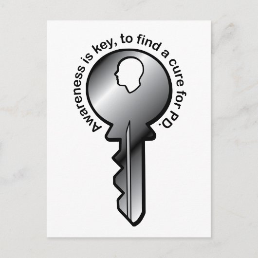 Carte Postale La sensibilisation à la maladie de Parkinson est e (Devant)