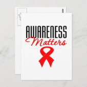 Carte Postale La sensibilisation, c'est important (Devant / Derrière)