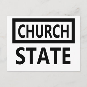 Carte Postale La séparation de l'Église et de l'État - 1er amend
