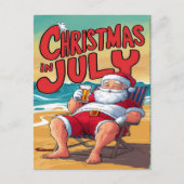 Carte Postale La Sérénité maritime du Père Noël  (Devant)