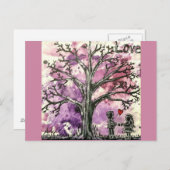 Carte Postale La série Arbre : L'amour (Devant / Derrière)