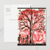 Carte Postale La série Arbres : Famille (Devant / Derrière)