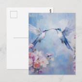 Carte Postale La série de conception de colibris 10 (Devant / Derrière)