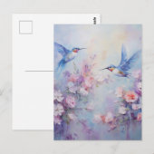 Carte Postale La série de conception Hummingbird 9 (Devant / Derrière)
