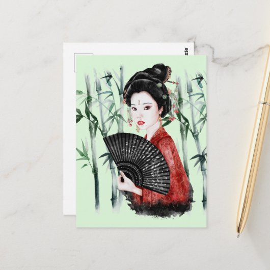 Carte Postale La série Okinawa Design 40  (Devant/Arrière en situation)
