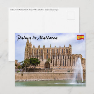 Carte Postale La Seu, la cathédrale de Palma de Majorque - Espag