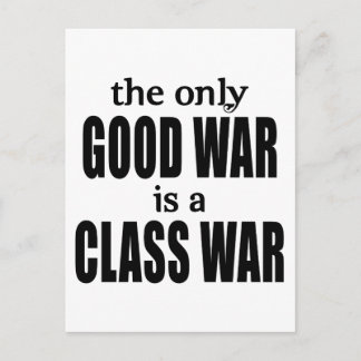 Carte Postale La seule bonne guerre est une guerre de classe