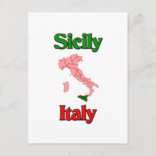 Carte Postale La Sicile Italie
